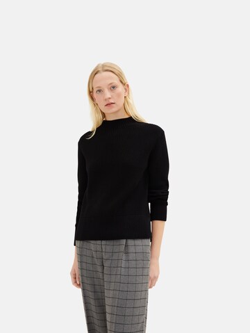 TOM TAILOR Pullover in Schwarz