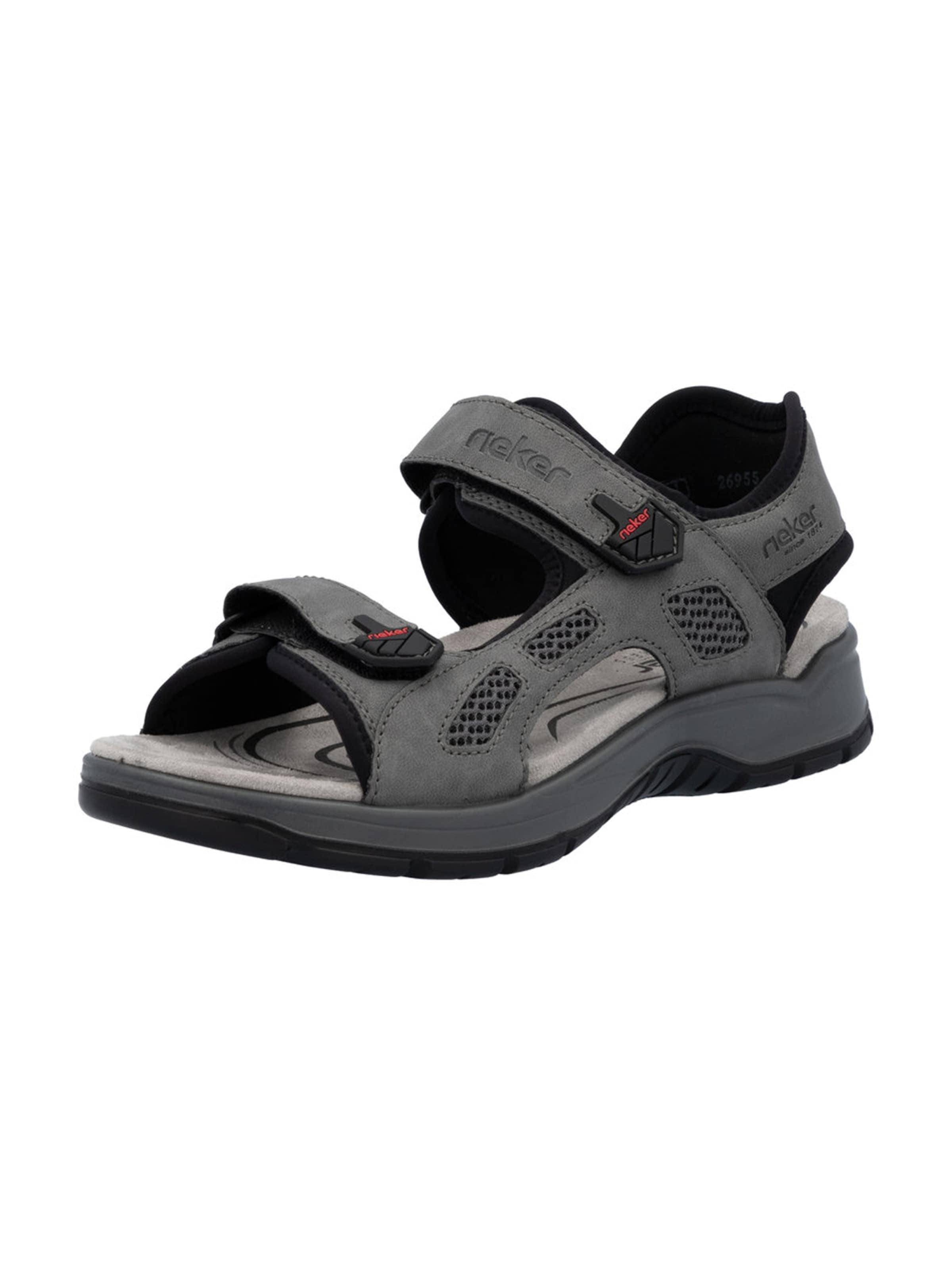 pilka Rieker Sportinio tipo sandalai: priekis