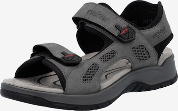 pilka Rieker Sportinio tipo sandalai: priekis