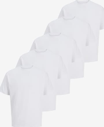 JACK & JONES Shirt 'Organic Relaxed' in White: front