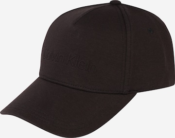 Casquette Calvin Klein en noir : devant