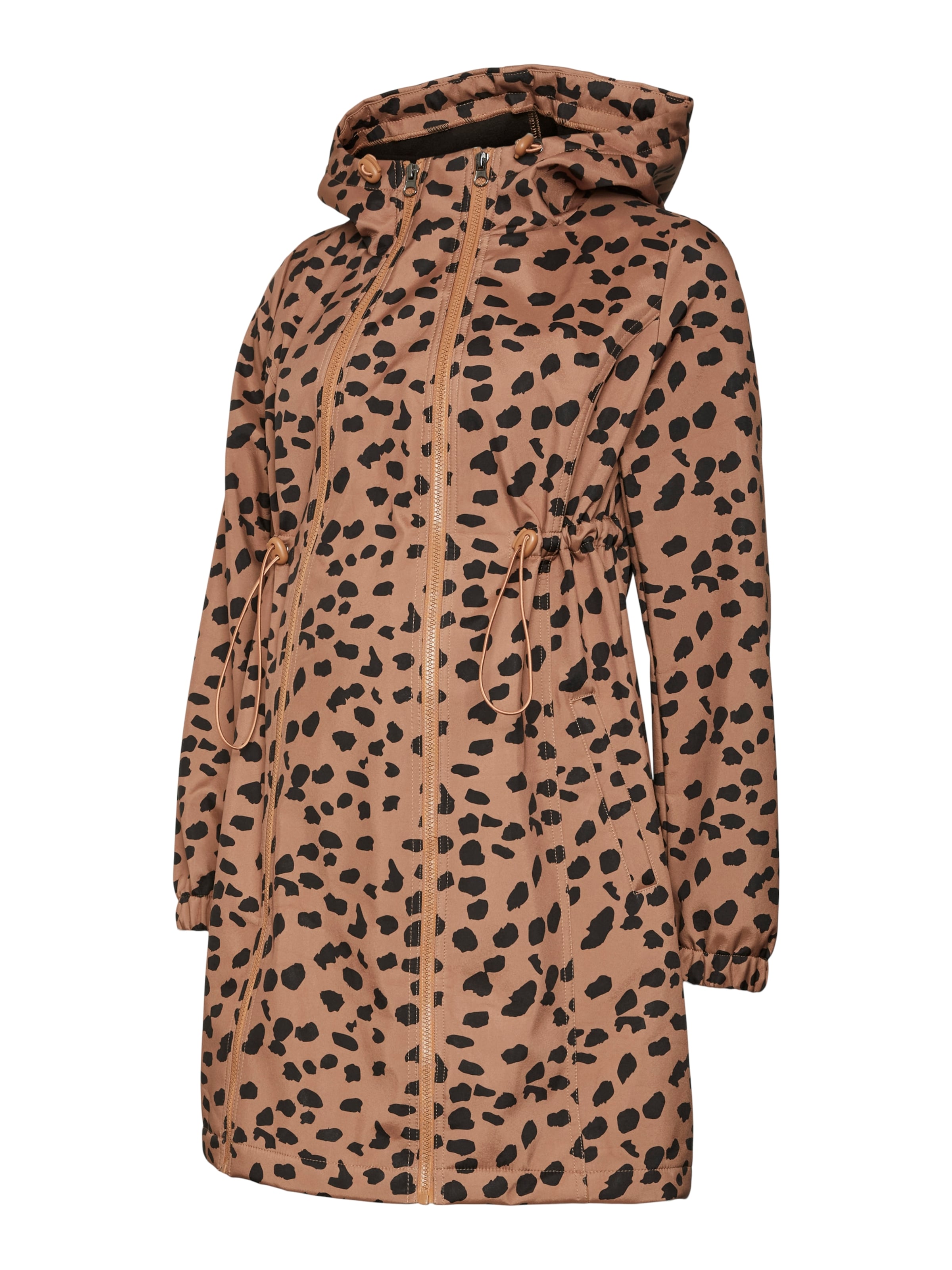 Manteau mi-saison 'NELL' MAMALICIOUS en marron : devant