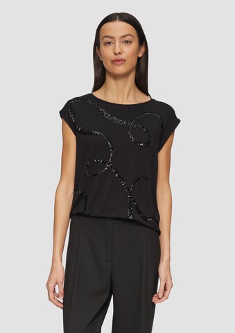 s.Oliver BLACK LABEL Shirt in Schwarz: Vorderseite