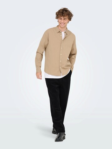 Loosefit Pantaloni 'ONSFADE' di Only & Sons in nero