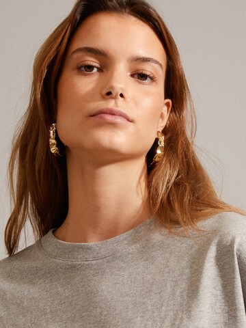 Boucles d'oreilles 'Julita' Pilgrim en or : devant