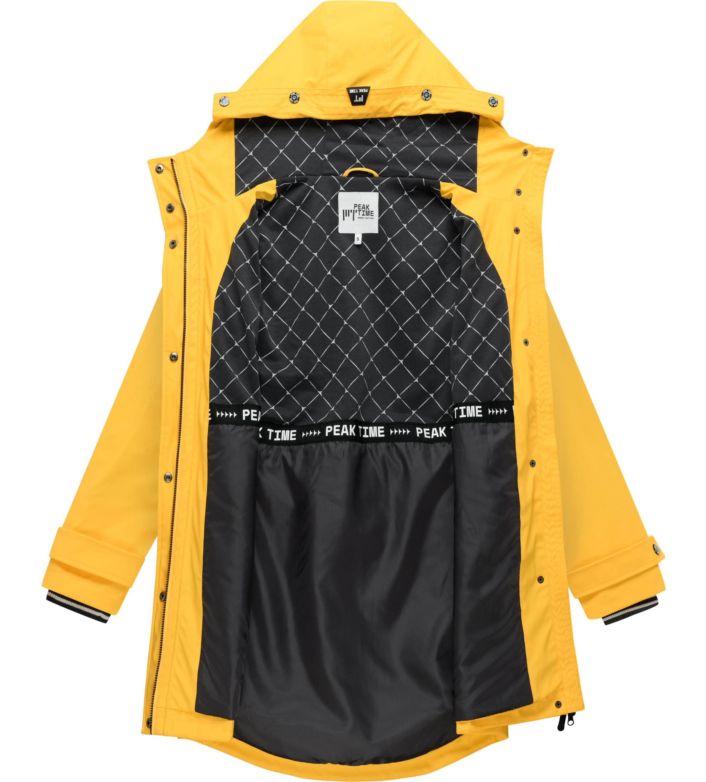 Manteau fonctionnel Peak Time en jaune