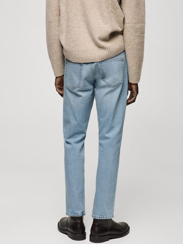 MANGO MAN Regular Jeans 'BEN' in Blauw