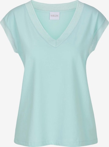T-shirt MADELEINE en vert : devant