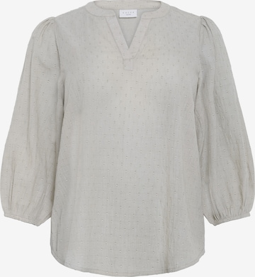 Chemisier 'KCSilla' KAFFE CURVE en gris : devant