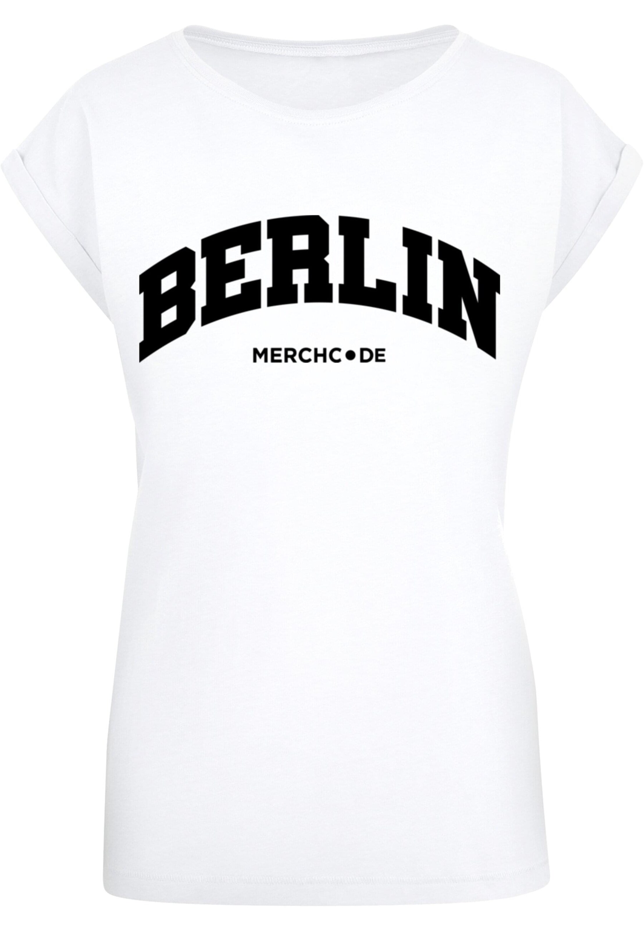 T-shirt 'Berlin' Merchcode en blanc : devant