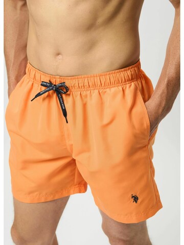 U.S. POLO ASSN. Badeshorts 'Aza' i orange