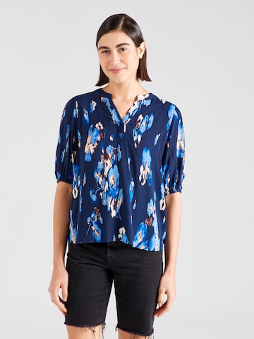 Camicia da donna 'MERLE' di Fransa in blu: frontale