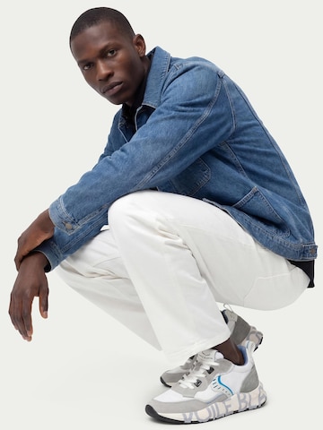 Voile blanche Platform trainers 'CLUB01.' in White: front