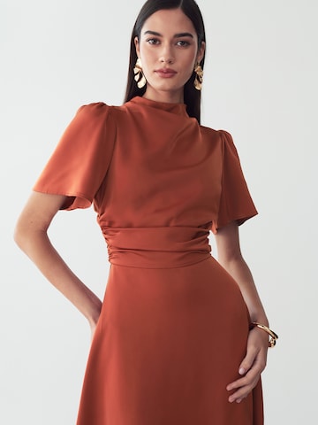 Willa Cocktail dress 'SARAY' in Brown