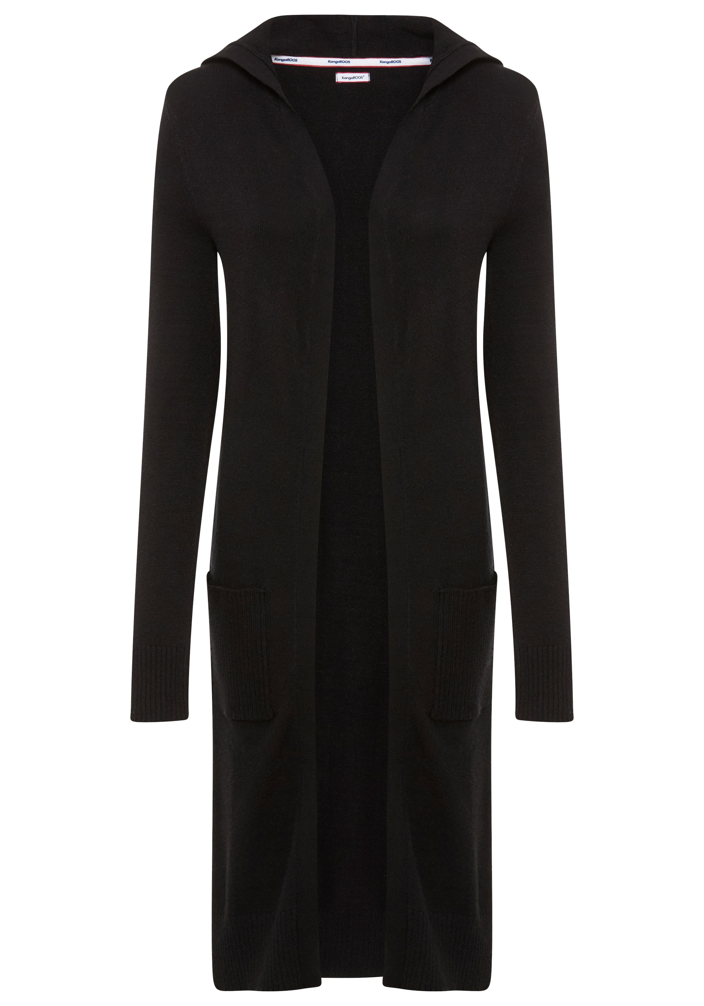 KangaROOS Knit Cardigan in Black: front