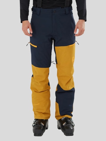 Fundango Regular Outdoor Pants in Yellow: front