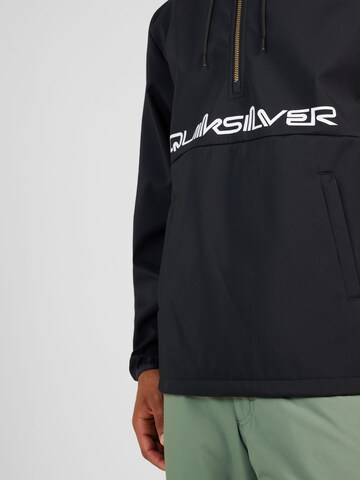 QUIKSILVER Athletic Jacket 'Live For The Ride' in Black