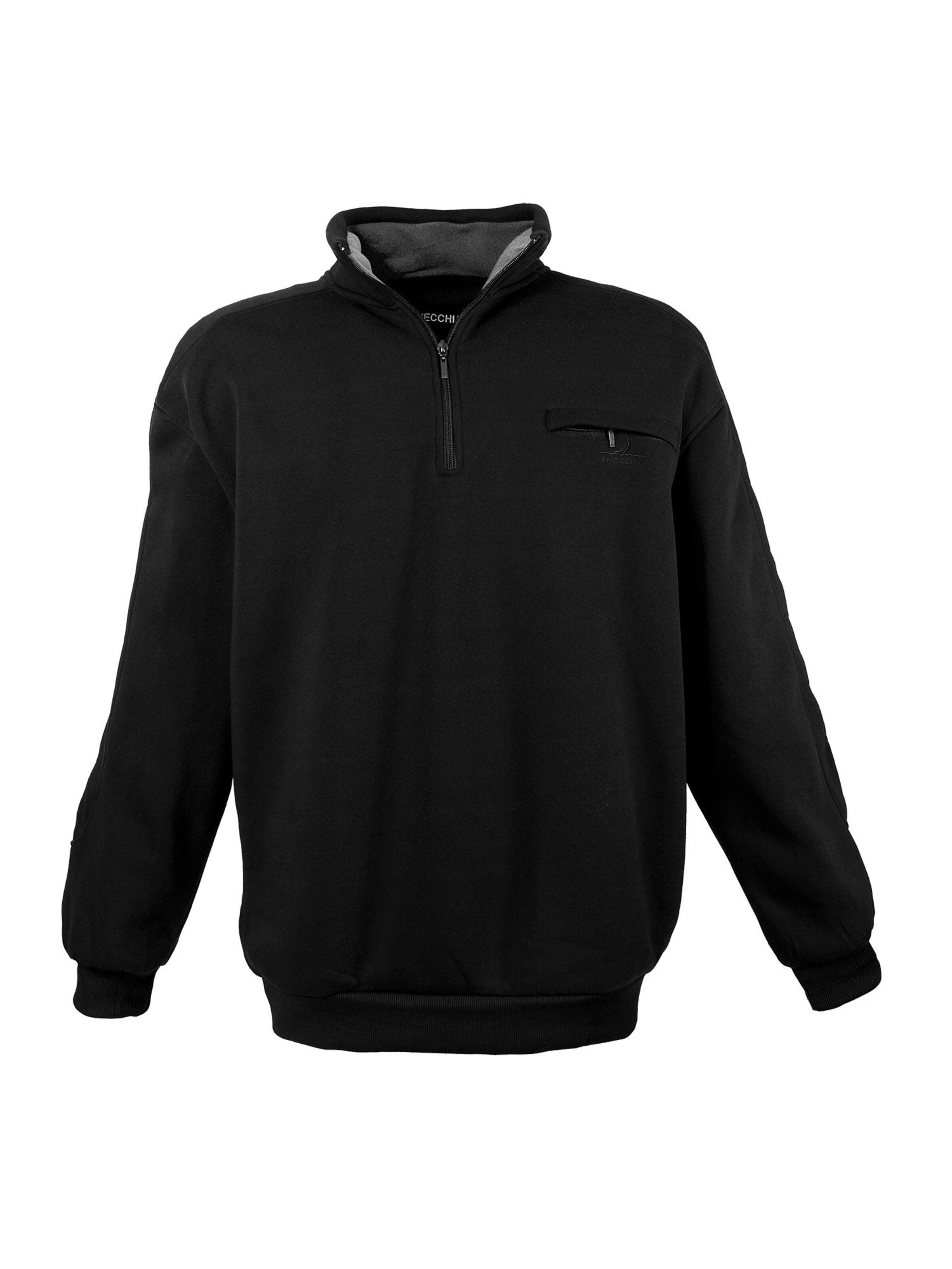 Lavecchia Sweatshirt 'LV-2100'‌‌‌‌‌‌‌‌ in Schwarz: Vorderseite