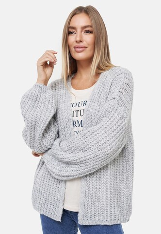 Decay Knit Cardigan in Grey