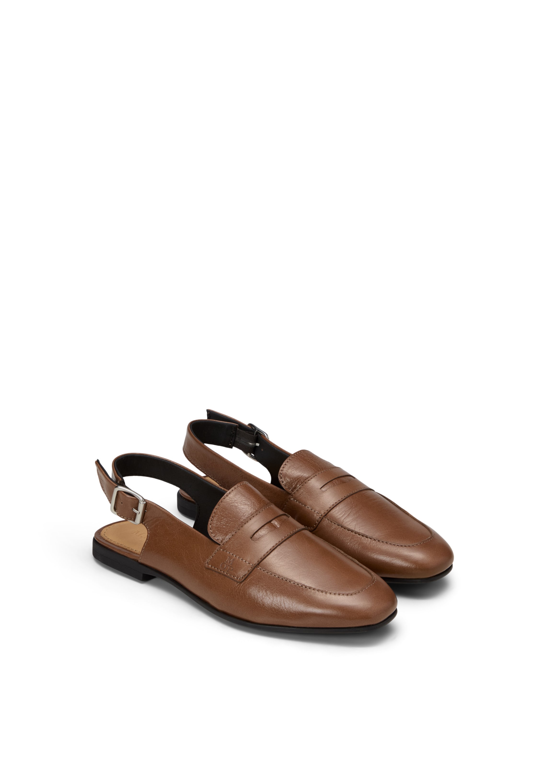 Marc O'Polo Strap ballerina 'Safina' in Brown