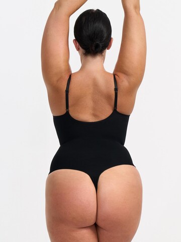 cfab by creamy fabrics Shapingbody 'Sculpting Shapewear mit String' in Schwarz