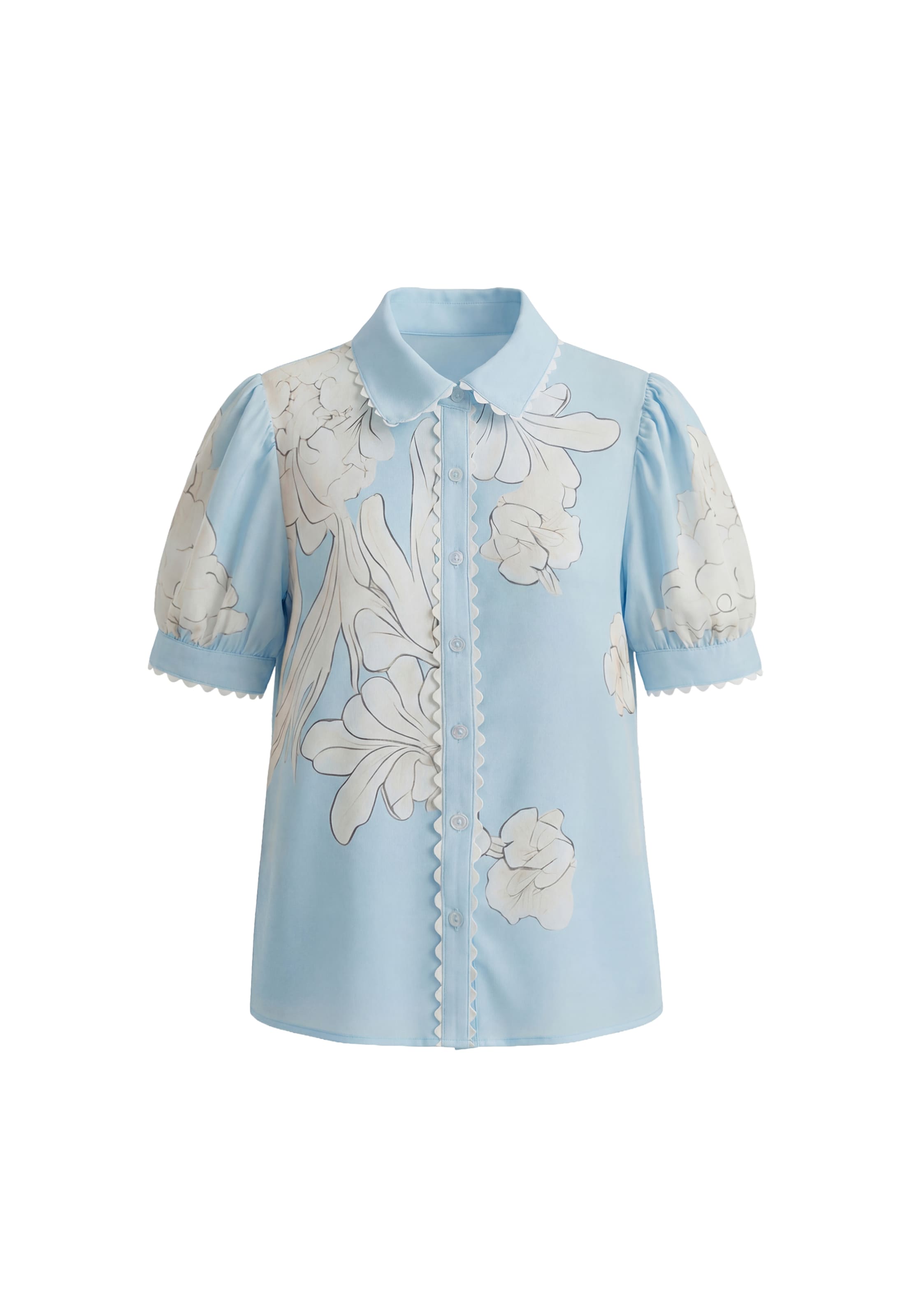 usha BLUE LABEL - Blusa en azul: frente
