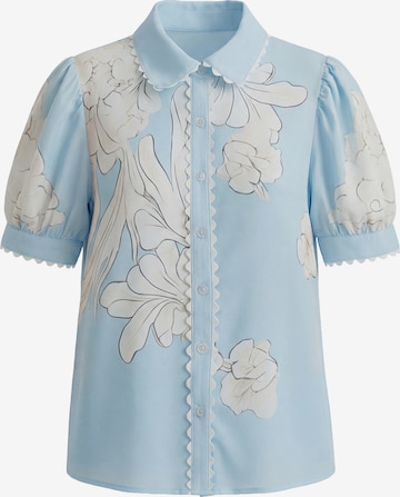usha BLUE LABEL - Blusa en azul: frente