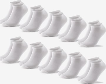 Occulto Ankle Socks 'Alex' in White: front