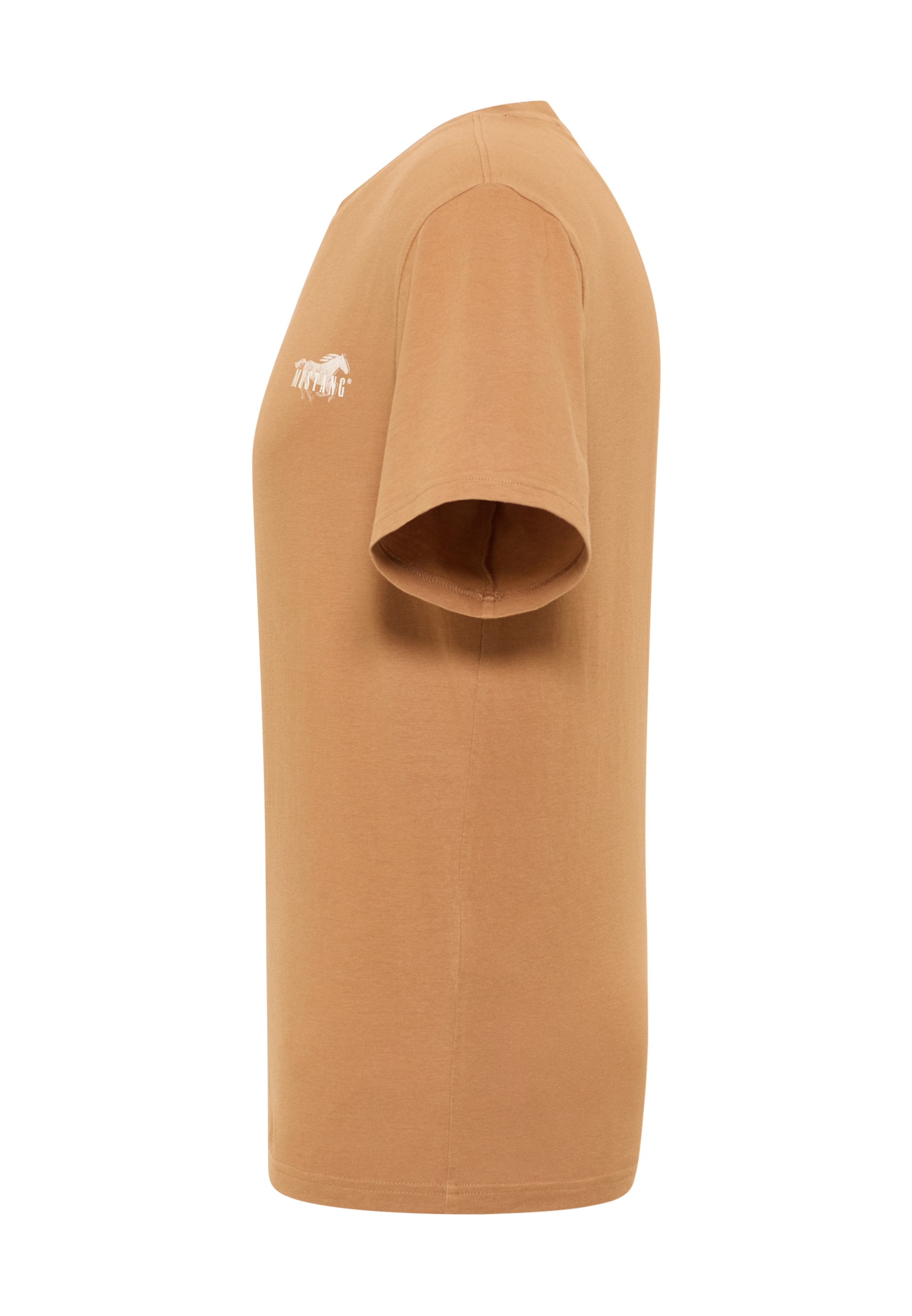 MUSTANG T-Shirt 'Austin' in Braun