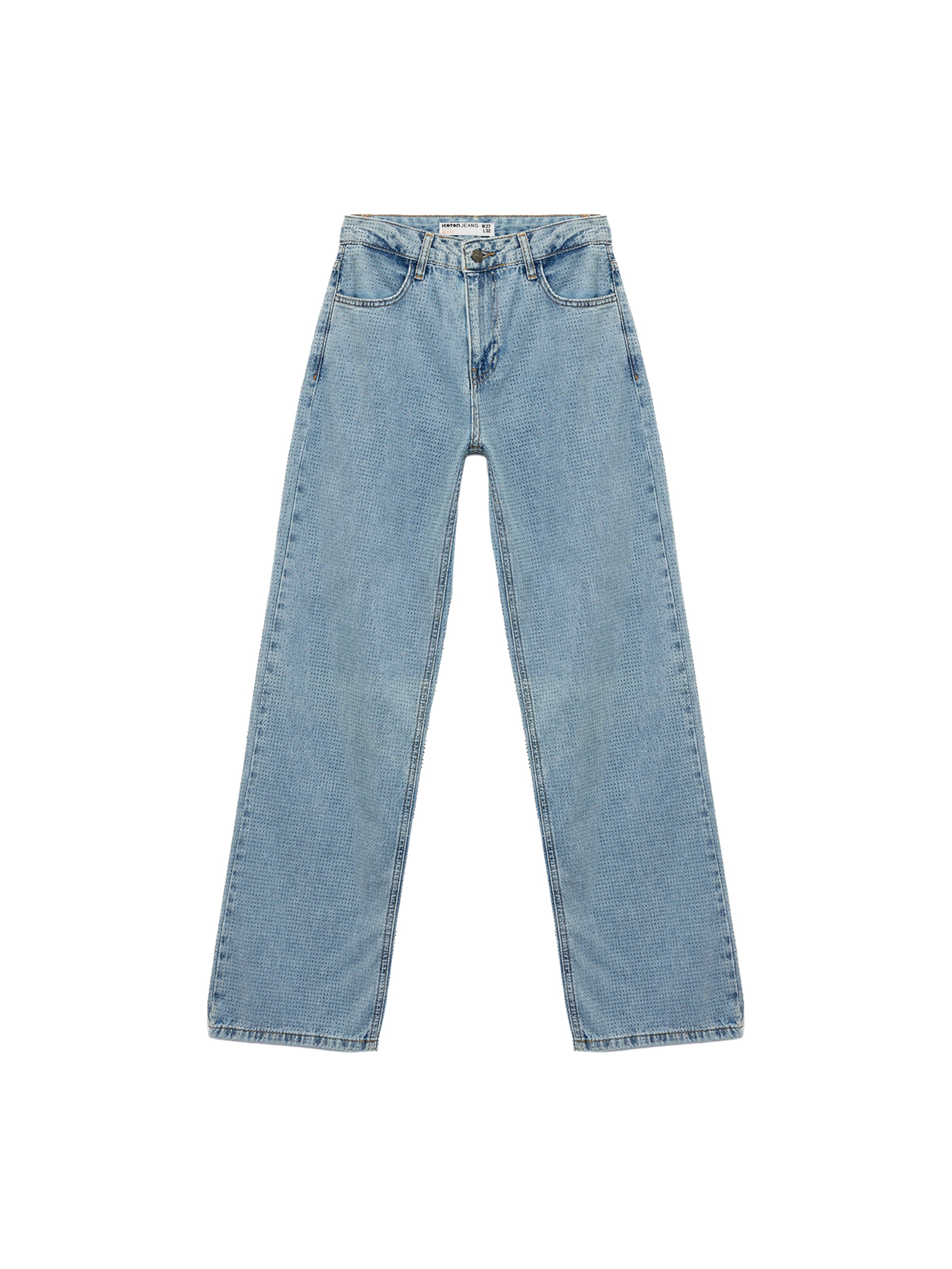 Koton Regular Jeans in Blauw: voorkant