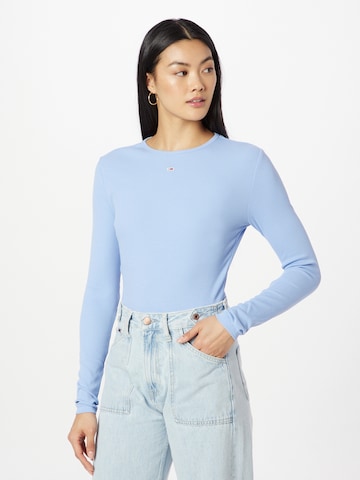 Tommy Jeans Shirt in Blauw: voorkant