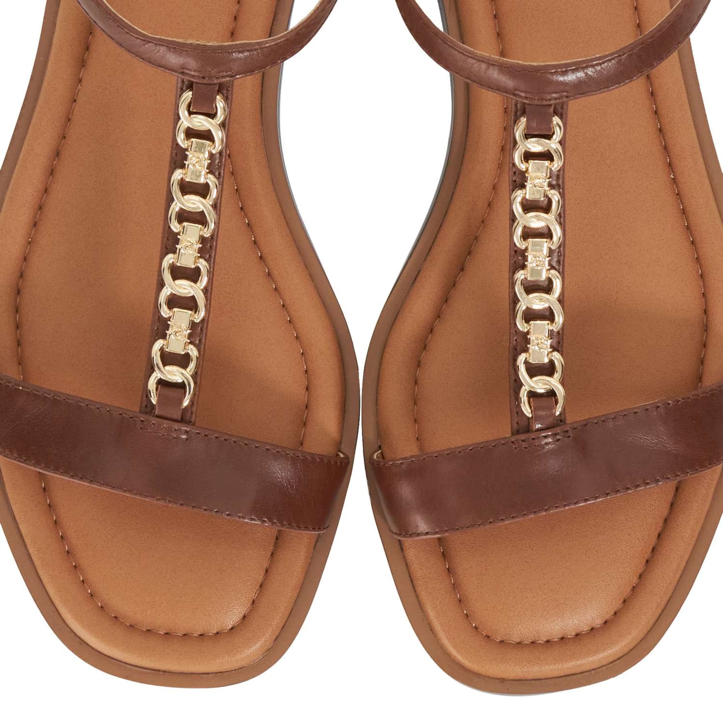 Dune LONDON Sandale 'Lollipops' in Braun