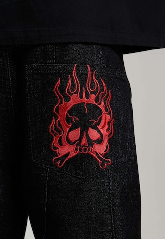 Ed Hardy Свободный крой Джинсы в Черный