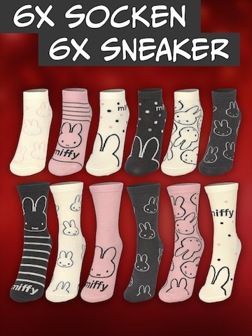 miffy Socken 'Adventskalender mit 12 Paar'‌‌‌‌ in Mischfarben