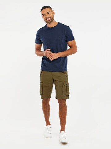 Threadbare Regular Cargo Pants 'Lugo' in Green