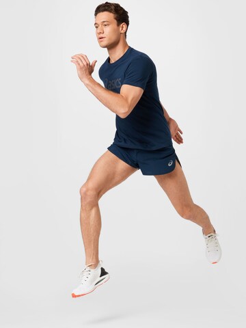 Slimfit Pantaloni sportivi di ASICS in blu