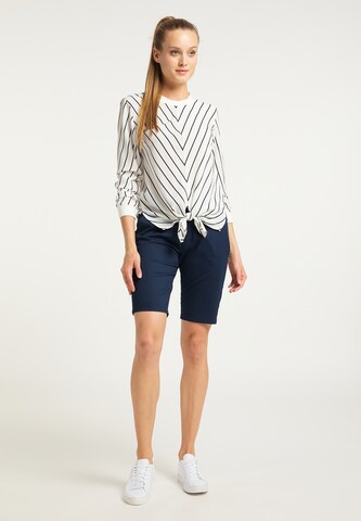 Skinny Pantalon chino DreiMaster Maritim en bleu