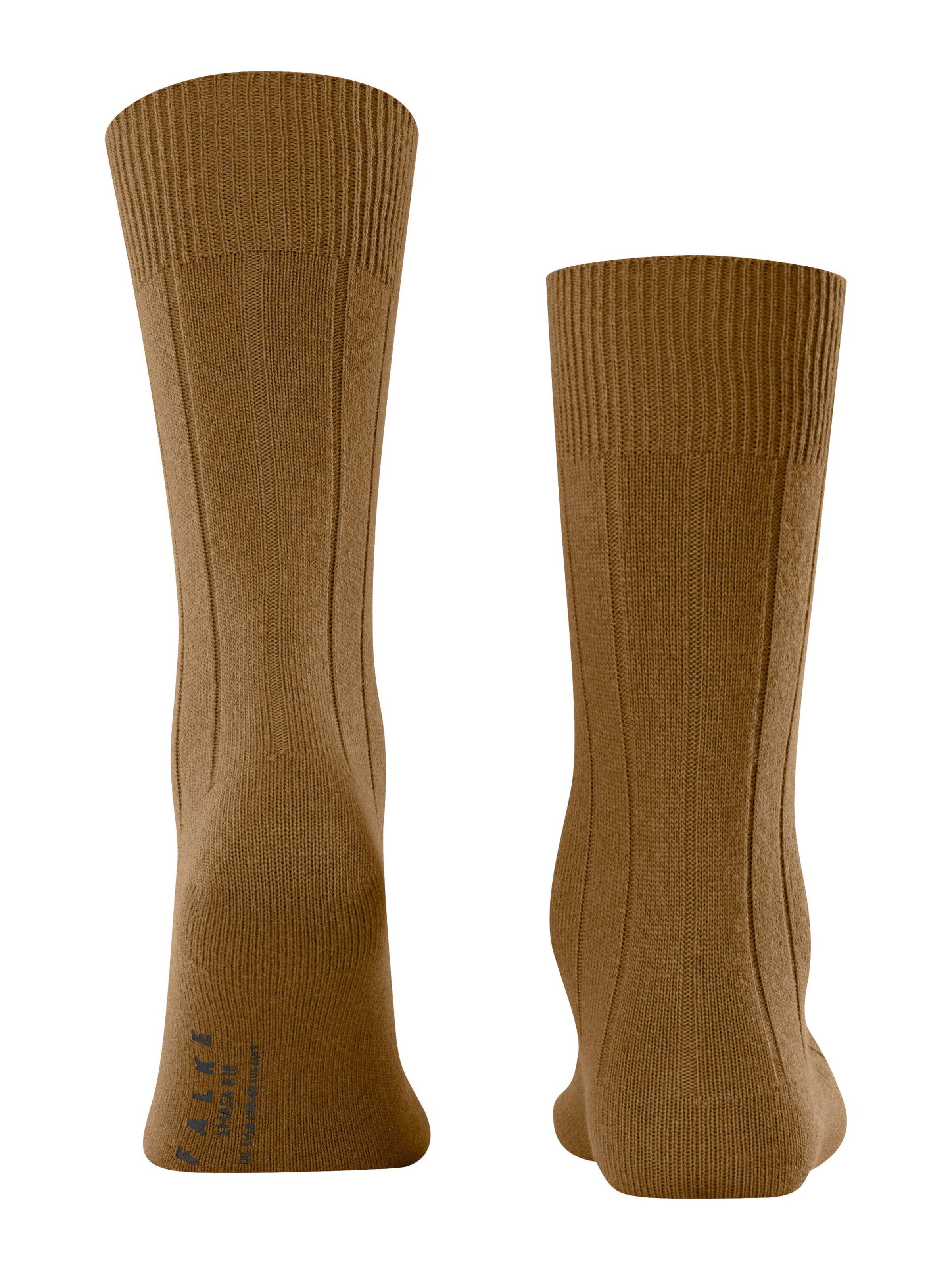 FALKE Socks 'Lhasa Rib' in Brown