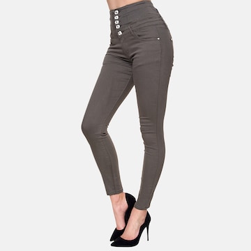 Elara Skinny Jeans in Grey