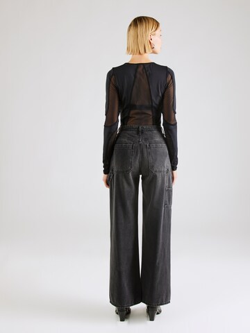 Wide leg Jeans 'ONLWEST' di ONLY in nero