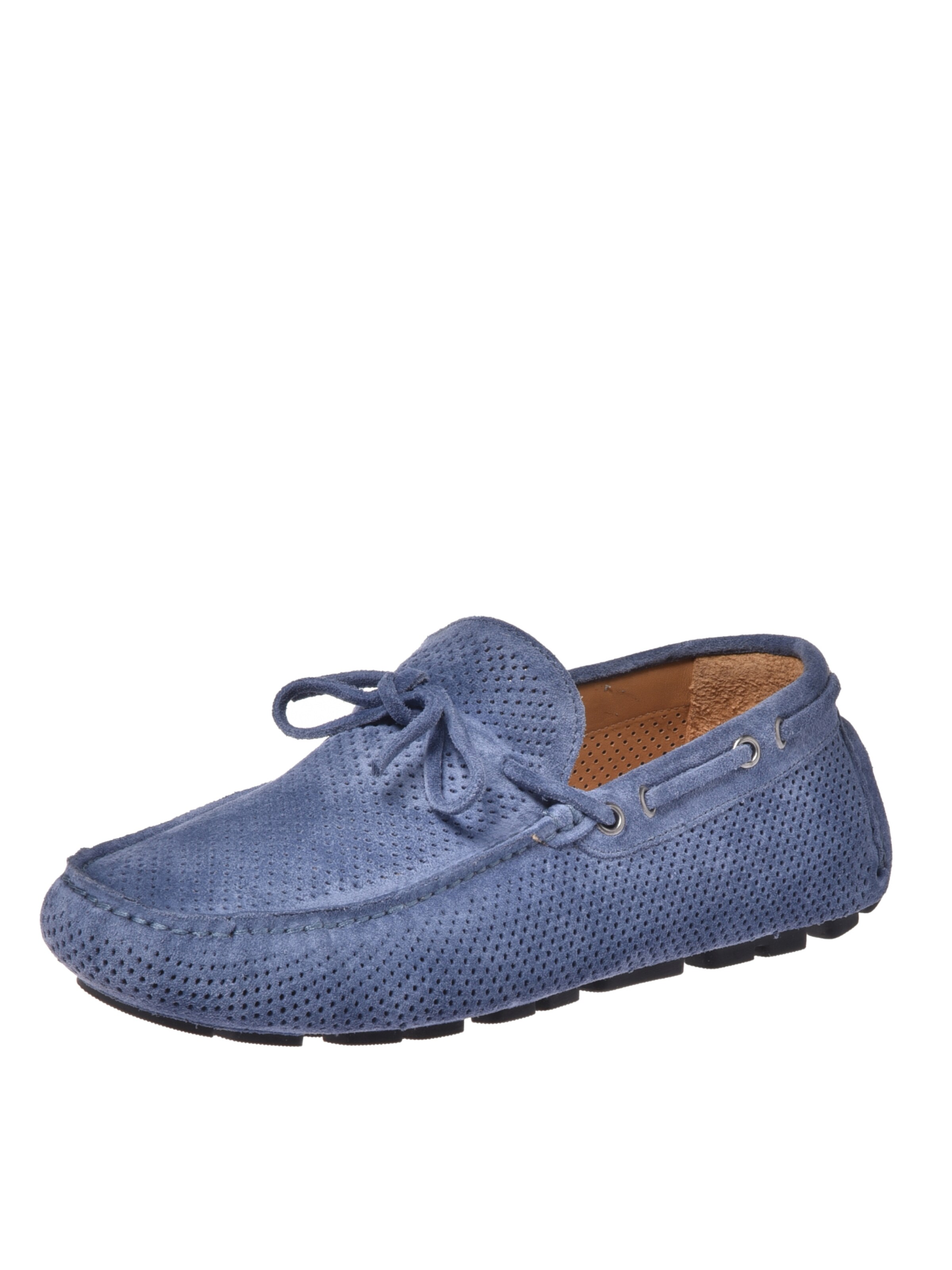 BALDININI Mocassins in Blauw: voorkant