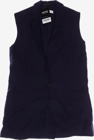 MANGO Vest in S in Blue: front