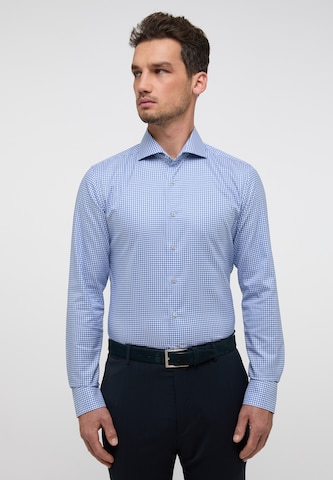 ETERNA Slim fit Business Shirt in Blue: front