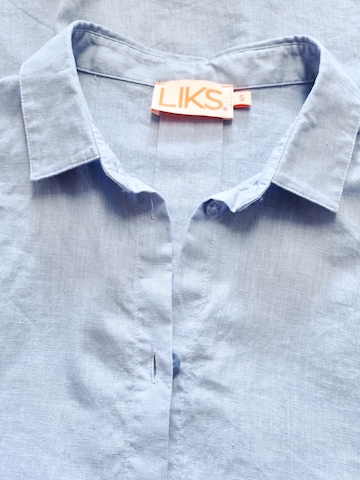 LIKS. Munich - Blusa 'Bluse Leinen' en azul