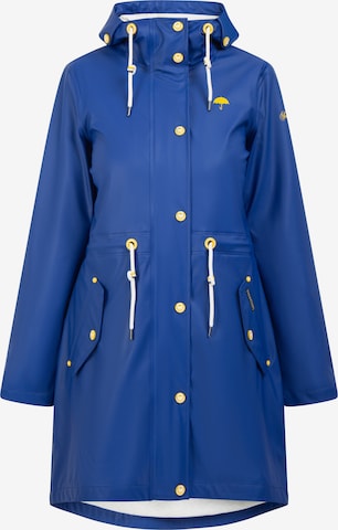 Schmuddelwedda Toiminnallinen pitkä takki värissä sininen: edessä