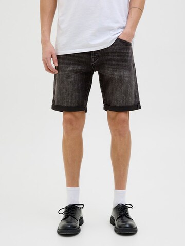 JACK & JONES Обычный Джинсы 'JJIRick JJFox' в Черный: спереди