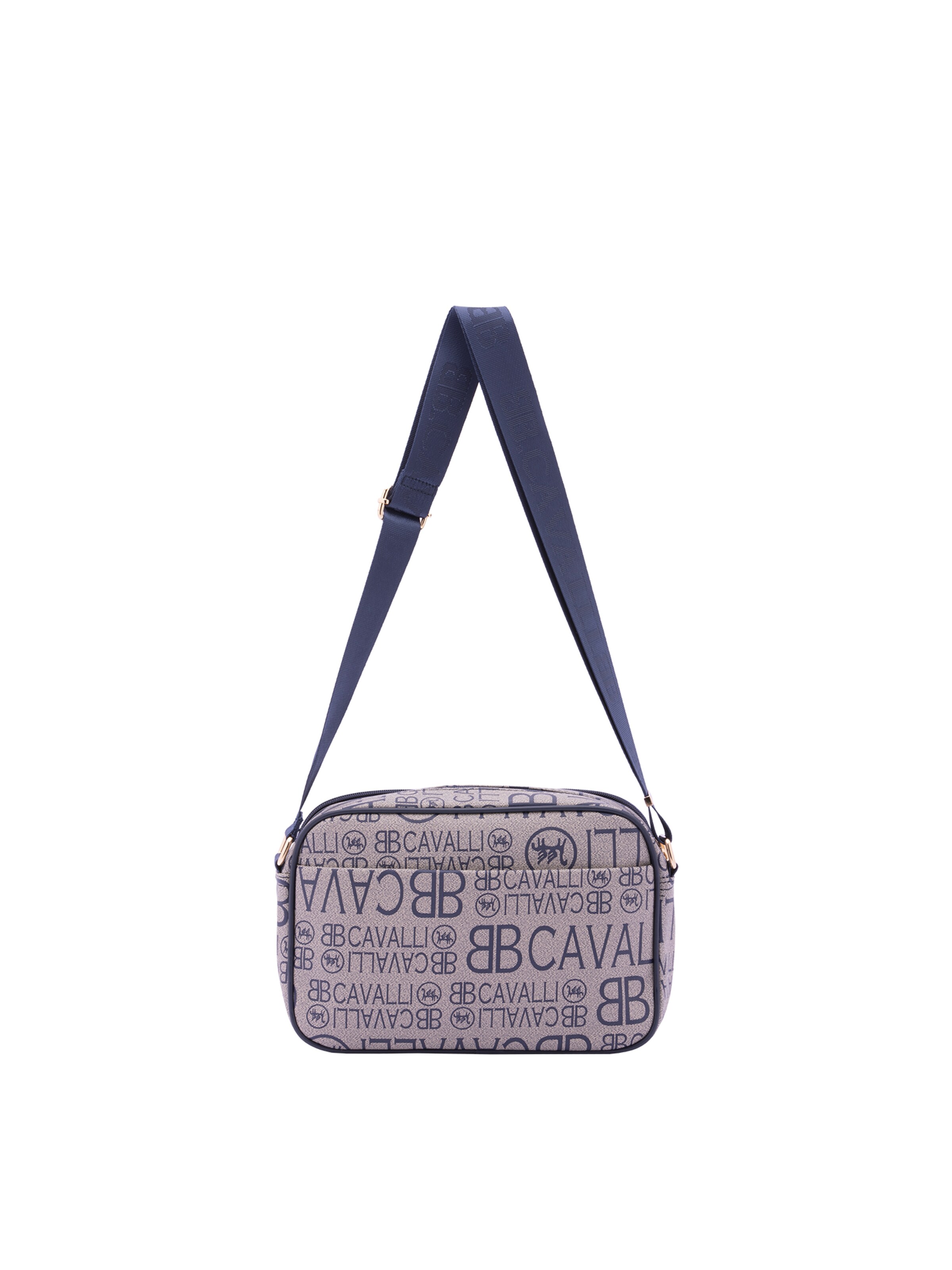 Borsa a tracolla 'Borsa a Tracolla B Cavalli Donna con Zip e Tasche Regolabile Nera' di B. Cavalli in blu