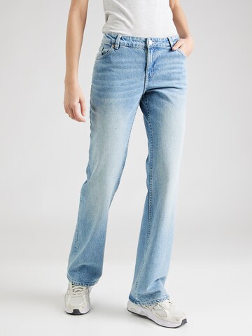 Monki Bootcut Jeans in Blauw: voorkant