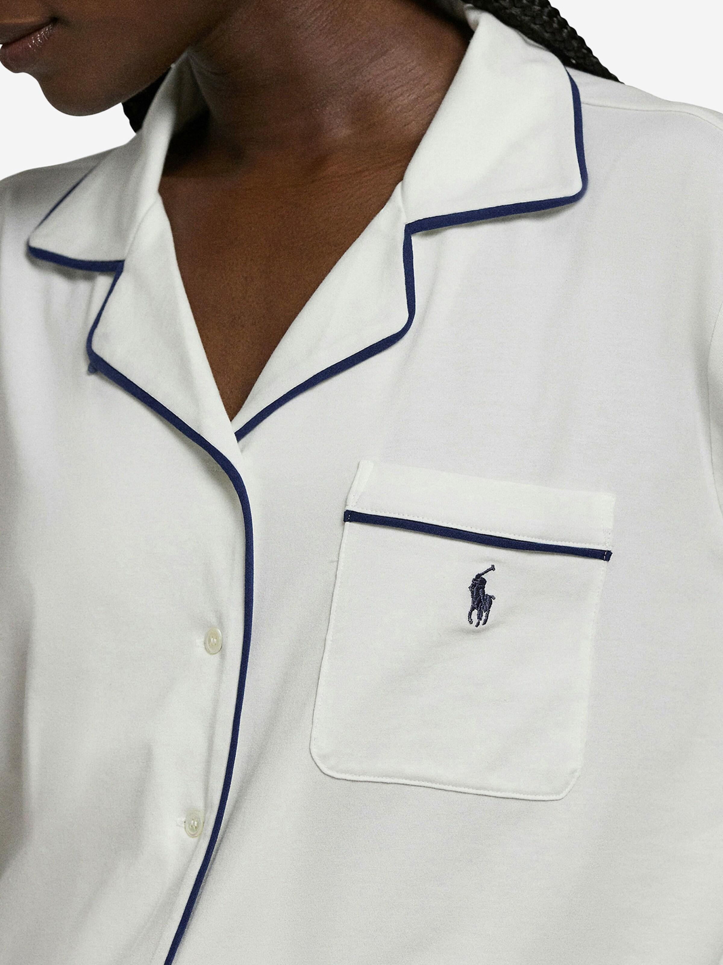 Pyjama ' Polo Essentials ' Polo Ralph Lauren en blanc