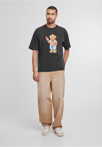 MARKET Shirt 'Infinity Bear' in Zwart